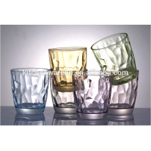 hot sale new design 250ml color water glass set